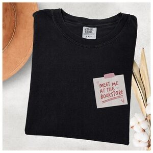 Embroidered meet me at the bookstore T-Shirt